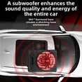 thumbnail image 4 of Under 10 Inch 1250W Car Subwoofer Slim Active Powered Under  Car Subwoofer Built in Amplifier Remote Control Low Pass Gain Boost Deep Bass for Truck SUV, 4 of 7