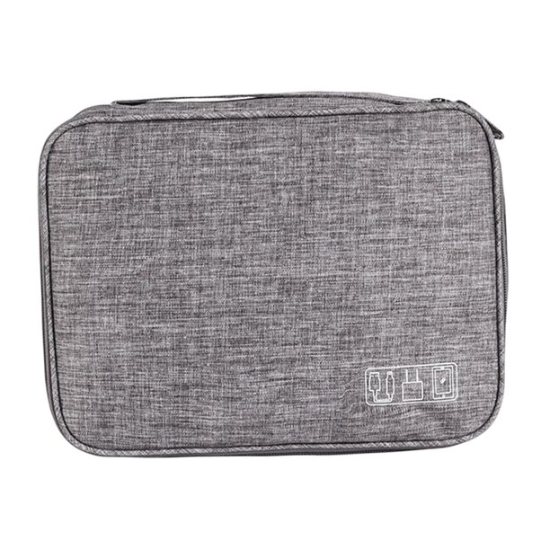 Organizador electrónico CUTICAT estuche para discos duros Accesorios electrónicos cables Power Bank Gris