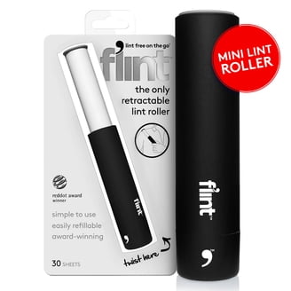 cigarette roller walmart Flint Classic Retractable Mini Lint Roller with 30 Sticky Sheets, Purple,  30 Count, 1 Pack