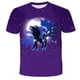 thumbnail image 1 of 2022 verano niñas camiseta niños unicornio arcoíris dibujos animados Top moda niños ropa 4T Gao Jinjia LED, 1 of 2