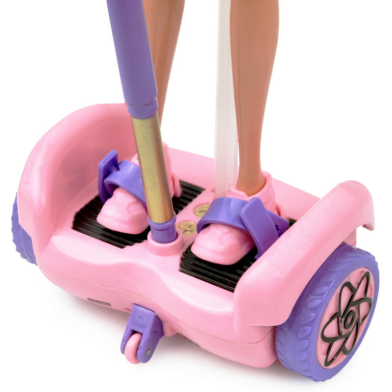 Click N' Play Remote Control Hoverboard Pink & Purple Perfect For 12 inch (Doll Not Walmart.com