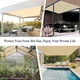 thumbnail image 5 of Rectangular shade net, light color outdoor awning/pool/garage shade cloth, beige, 2x3 meters, 5 of 5