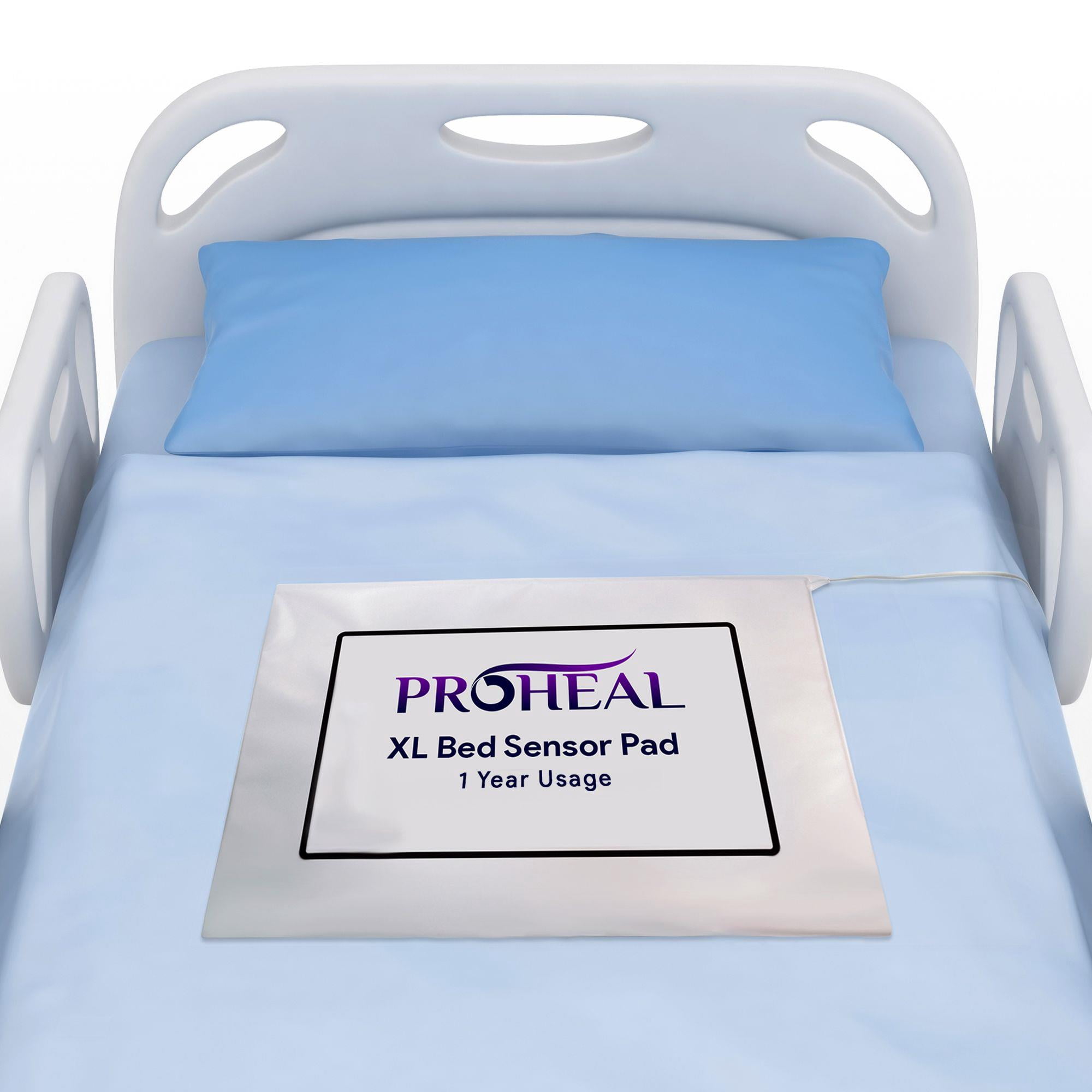 ProHeal Elderly Monitoring Bed Sensor Pad, 1 Year Usage Time - Portable Dementia And Senior Fall Prevention - 20” x 30” Pad Only
