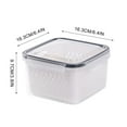 thumbnail image 3 of NSESSHome 3 PCS Fruit Storage Containers for Fridge with Removable Colander, Airtight Food Storage Container, Produce Saver Container for Refrigerator, Keep Berry Fruit Vegetable Fresh Longer, 3 of 8