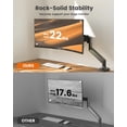 thumbnail image 4 of Brazo de monitor ErGear Single para pantallas de 13 a 36 pulgadas con VESA de 100 x 100 mm, 4 of 8