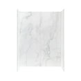 thumbnail image 2 of Ove Decors Arroyo 60 in x 80 in 4-Piece Shower Surround Back and Side Wall Panels in Carrara finish, 2 of 7