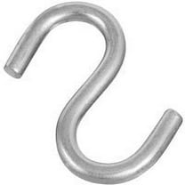 National Hardware N233-569 S-Hook, 145 lb Working Load, 0.31 in Dia Wire, Stainless Steel, Stainless Steel