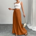 thumbnail image 6 of EaskTriop High Waisted Palazzo Pants for Women Summer Beach Vacation Outfits Flowy Wide Leg Lounge Trousers Lightweight Stretchy Slacks, 6 of 6