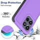 thumbnail image 3 of Funda para teléfono celular Yuanming Moto G Power 5G 2025 Military Purple, 3 of 8
