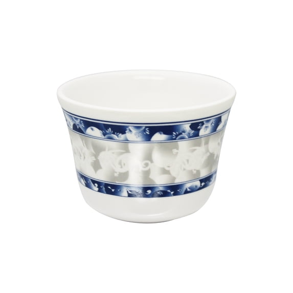 Excellante Blue dragon melamine dinnerware collection 5 oz, 3 1/8" tea cup, comes in dozen