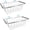 2pack, variant on Expandable Chest Freezer Basket, Stainless Deep Freezer Organizer Bins Adjustable Handles (16.5" ~ 20") Wire Basket Storage Rack, Fits 5 Cu.FT and 7 Cu.Ft Chest Freezer
