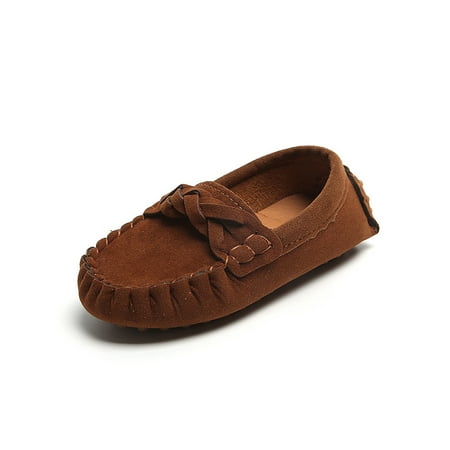 

Gomelly Children Walking Non-slip Slip On Flats Outdoor Lightweight Comfortable Casual Shoes Breathable Round Toe Loafers
