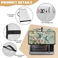 thumbnail image 6 of Renewold Toaster Oven Cover Stain-Resistant Air Fryer Smart Oven Protector with Storage Pockets Easy Clean Kitchen Appliance Accessories, 18.5 x 14.5 x 9 Inches, Hummingbird Morning Glory, 6 of 7