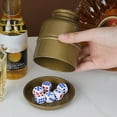 thumbnail image 7 of BAELLERT 1 Set Dice Cup with 5 Dot Dice Heavy Duty Manual Shaker Cup Bar Party KTV Gambling Drinking Board Game Casino Equipment, 7 of 7