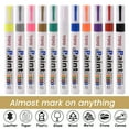 thumbnail image 1 of 2Pcs Tire Mark Paint Pens Waterproof Fade Resistant Precise Application Fill Paint Pens Vehicle Accessories, 1 of 7