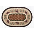 thumbnail image 3 of Capitol Importing 88-2745-019MP 27 x 45 in. Jute Oval Moose & Pinecone Patch, 3 of 3