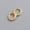 B - Gold with White Stone, variant on QQTDFG 925 Sterling Silver Inifinty CZ Huggie Hoop Earrings Women F1087-G - Silver with Fuchsia Stone