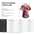 thumbnail image 4 of Vsdgher Sunset Cloud Corgi Women Shirts V Neck Short Sleeve Tops T-Shirt Basic Tees, S to 3XLX-Large, 4 of 5