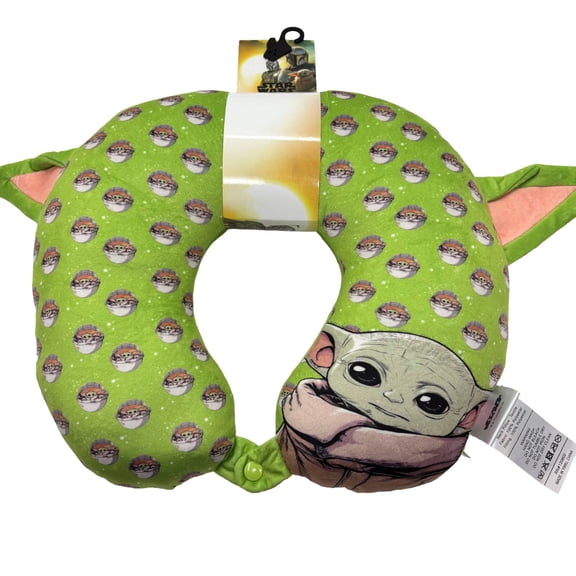 Star Wars Baby Yoda Neck Pillow - Soft Travel Accessory