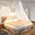 thumbnail image 3 of Mosquitera para cama, mosquitera para cama doble, dosel para cama de bebé, fácil de instalar, adecuada para cama de bebé, cama individual, cama doble, blanco TUNC Sencillez, 3 of 5
