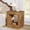 Natural, variant on MAYEERTY Square Wood End Table Nightstand, Walnut Rustic Finish Heavy-Duty Solid Wood Side Table with Ample Storage Space