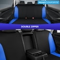 thumbnail image 3 of Road Comforts Car Seat Covers, PolyPro Front Seat Covers Set, Universal Fit Car Seat Protector for Cars Trucks Vans SUVs, Breathable, Easy to Install,Blue Full Set, 3 of 8