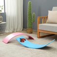 thumbnail image 1 of Child Wooden Balance Board Kids Seesaw Body Wobble Curvy Board Toy Sport Training Balance Seesaw Cartoon Funny Yoga Toy heqiyong LED, 1 of 2