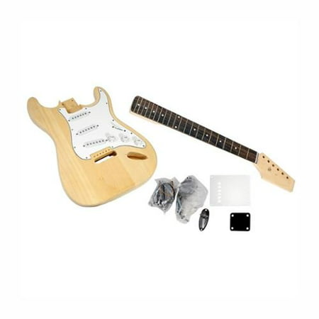 Pyle's Unfinished Strat Electric Guitar Kit - You Build The Guitar