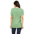 thumbnail image 2 of The Bella + Canvas Ladies Relaxed Jersey Short Sleeve V-Neck T-Shirt - LEAF - S, 2 of 2