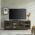 thumbnail image 2 of Evelyn&Zoe Quincy Rectangular TV Stand for TV's up to 75", Alder Brown, 2 of 11