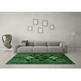 thumbnail image 3 of Ahgly Company Indoor Square Persian Emerald Green Traditional Area Rugs, 7' Square, 3 of 4