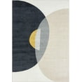 thumbnail image 2 of Abani Deco Collection Beige Grey 5' x 8' Half Moon Modern, 2 of 10