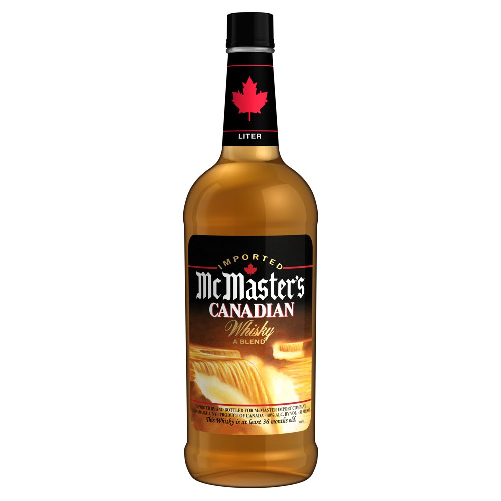 McMaster's Canadian Whisky, 1 L Bottle, 80 Proof