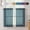 Dusty Blue, variant on Sheer Curtains 36 inches Long 2 Panels, Kitchen Curtains Sheers Solid Half Window Drapes for Bedroom, 40" Wx36 L