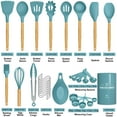 thumbnail image 4 of Set de utensilios de cocina Umite Chef, silicona antiadherente, 24 piezas, 4 of 6