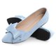 thumbnail image 5 of Zapatillas de ballet SAILING LU Bow-Knot para mujer, ante azul cielo, talla 5, 5 of 7