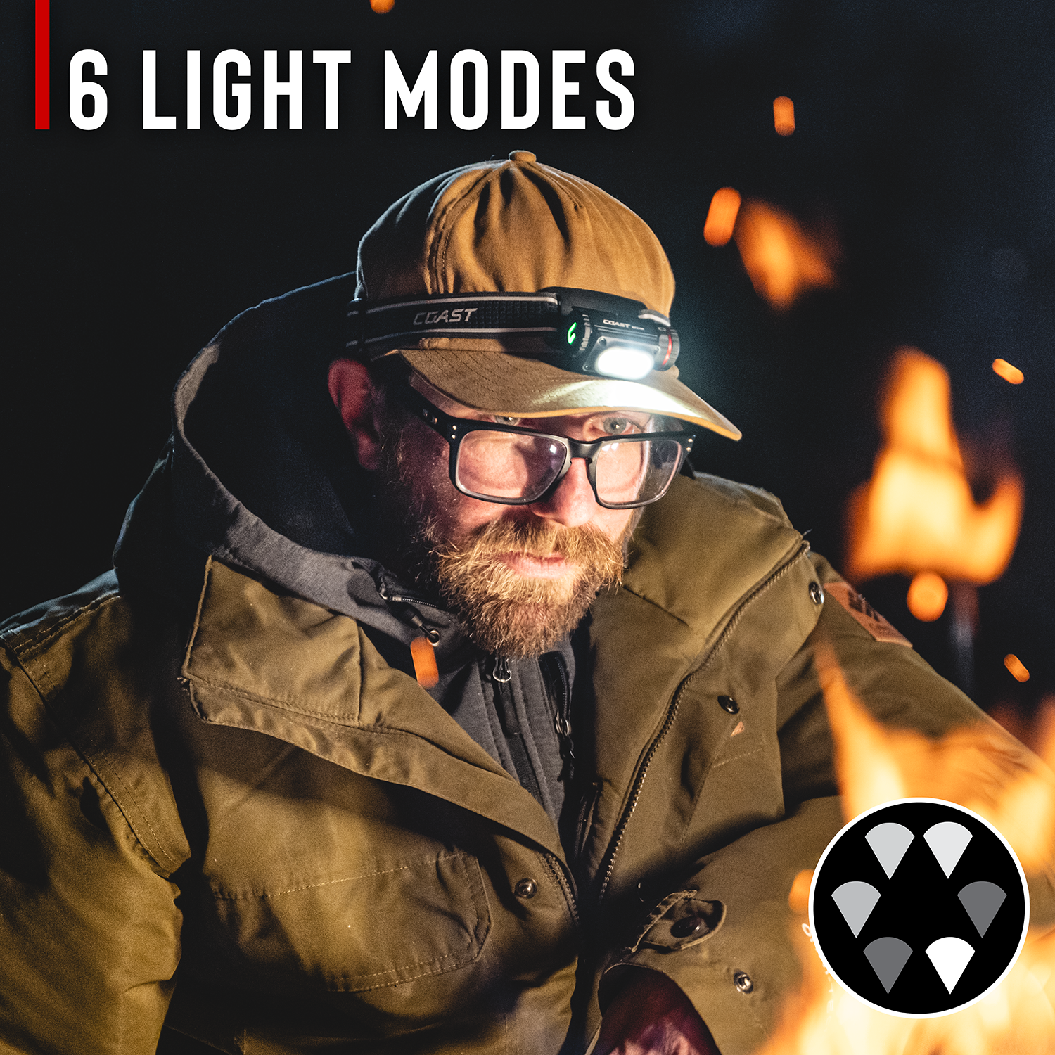 Coast WPH20R 2000 Lumen Rechargeable LED Headlamp photo 3