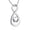 Silver, variant on Infinity Heart Urn Necklace for ashes for Women Stainless Steel Cremation Jewelry Memorial Keepsake Gift for Human Ashes Holder