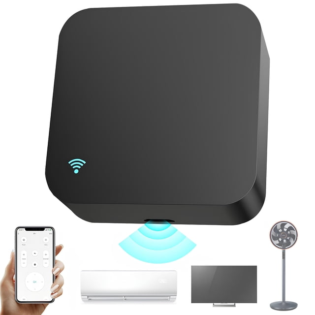 Control Remoto Universal WiFi+IR+RF de Inteligente,Mando Infrarrojo Inteligente compatible Alexa y Google Home,adecuado para Control Universal de Smart Home automatización,TV, DVD, Aire Aco
