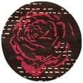 thumbnail image 4 of SAFAVIEH Wyndham Kirsteen Floral Area Rug, Charcoal/Red, 4' x 6', 4 of 9