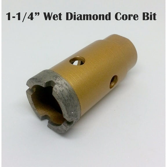 1.25" Wet Diamond Segments Core Drill Bit with 5/8"-11 UNC Granite Marble Stone