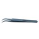 thumbnail image 1 of Pinzas de aleación de aluminio con punta curva, herramienta antimagnética para reparación y mantenimiento de dispositivos electrónicos, color azul., 1 of 14