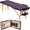 Lavender, variant on Renwick Adjustable Massage Bed with Headrest and Armrest, Black