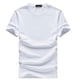 thumbnail image 2 of Camiseta de alta calidad de media manga para hombre, camiseta Formal informal, cuello redondo, tela de poliéster, algodón y LICRA, 2 of 3