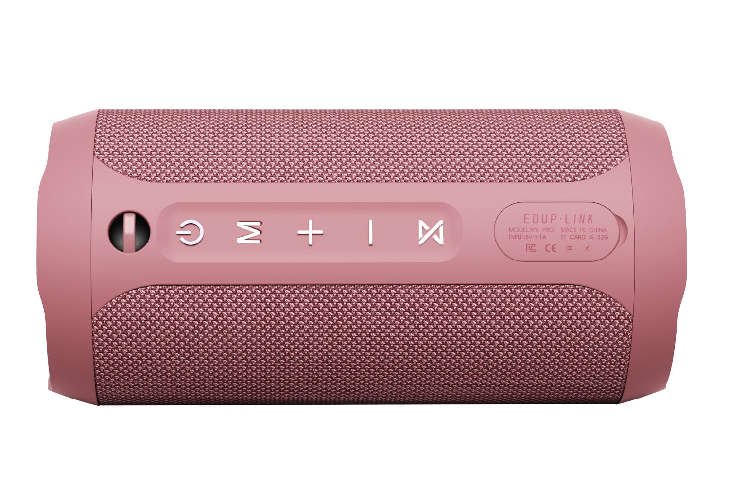EDUPLINK Bluetooth Portable Speaker, Waterproof, Pink, M6, New