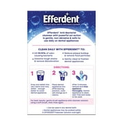 Efferdent Retainer & Denture Cleaner Tablets, Complete Clean , 102 Count