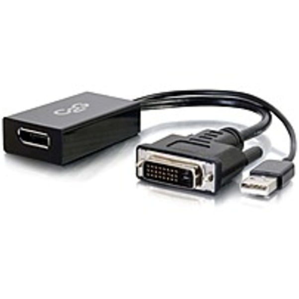 Refurbished C2G DVI to DisplayPort Adapter Converter DisplayPort/DVI