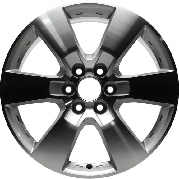 Remanufactured Machined and Painted Silver Aluminum Wheel 20 x 7.5 9597518 fits 2009-2015 Chevrolet Traverse