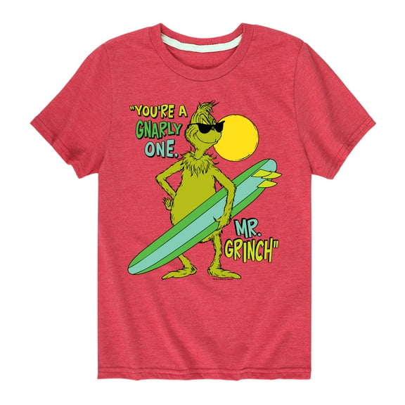 The Grinch - You're A Gnarly One Mr - Toddler & Youth Short Sleeve Graphic T-Shirt