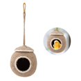 thumbnail image 3 of yingyy Natural Coconut Shell Bird Nest Weaving Bird Cage with Rope Hanging Bird Nest, 3 of 6